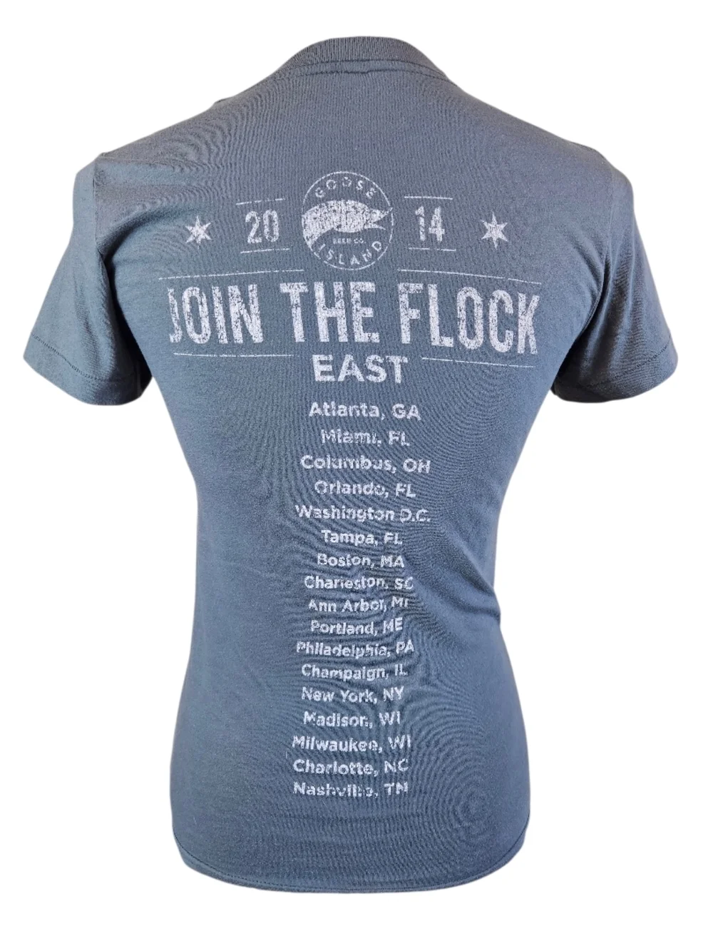 Goose Island "Join The Flock" Graphic Tee - Slate Grey - Picture 4 of 6